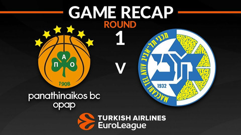 Τα highlights του Παναθηναϊκός ΟΠΑΠ-Μακάμπι Τελ Αβίβ 89-84