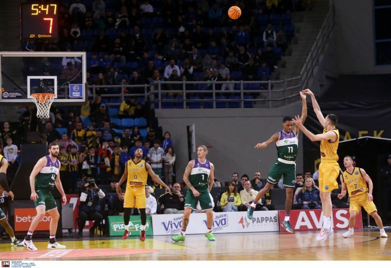 ΑΕΚ: Το πρόγραμμά της στον όμιλο του Basketball Champions League