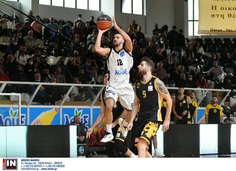 Απόλλωνας Πάτρας-ΑΕΚ 84-68: Πάρτι με Δίπλαρο απέναντι στην κακή ΑΕΚ (pics)