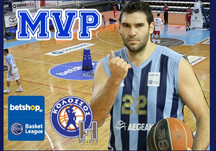 Ο Μαυροειδής MVP του πρώτου γύρου της Betshop Basket League!