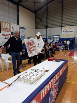 Σπανούλης: Τον τίμησε ο Πρωτέας Βούλας στην κοπή της πίτας