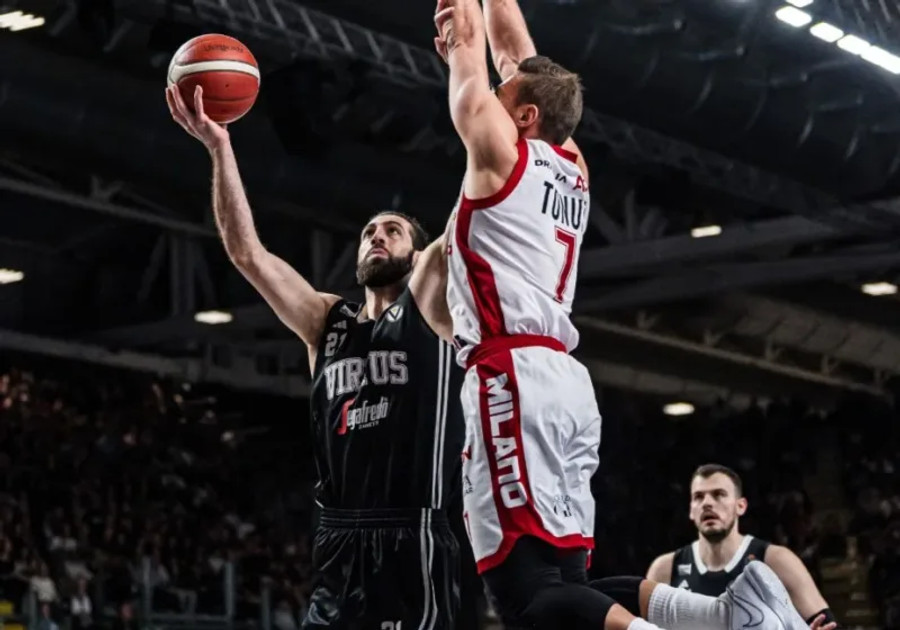Πήρε τη νίκη στο ντέρμπι η Βίρτους, 86-80 την Αρμάνι Μιλάνο (vid)