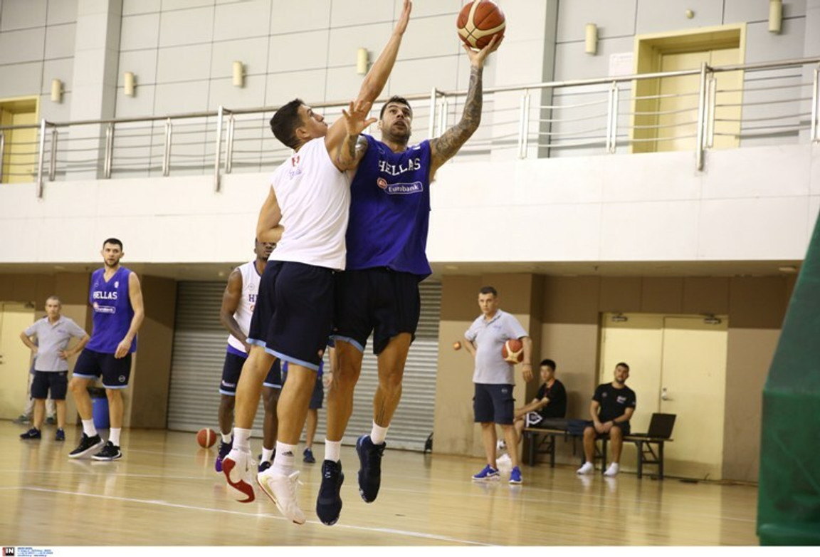Η gallery από την προπόνηση της Εθνικής την Κυριακή