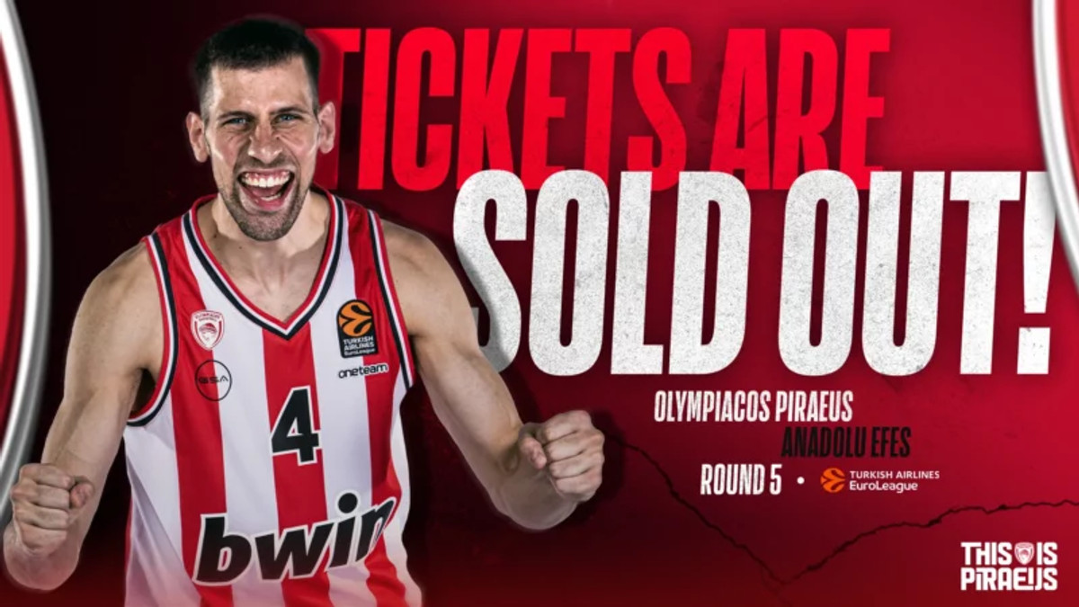 Ολυμπιακός: Sold out ο αγώνας με την Έφες! (pic)