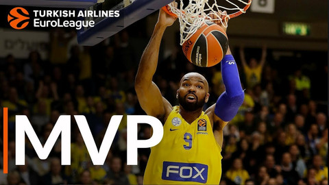Ο Άλεξ Τάιους της Μακάμπι MVP Ιανουαρίου στη Euroleague (video)