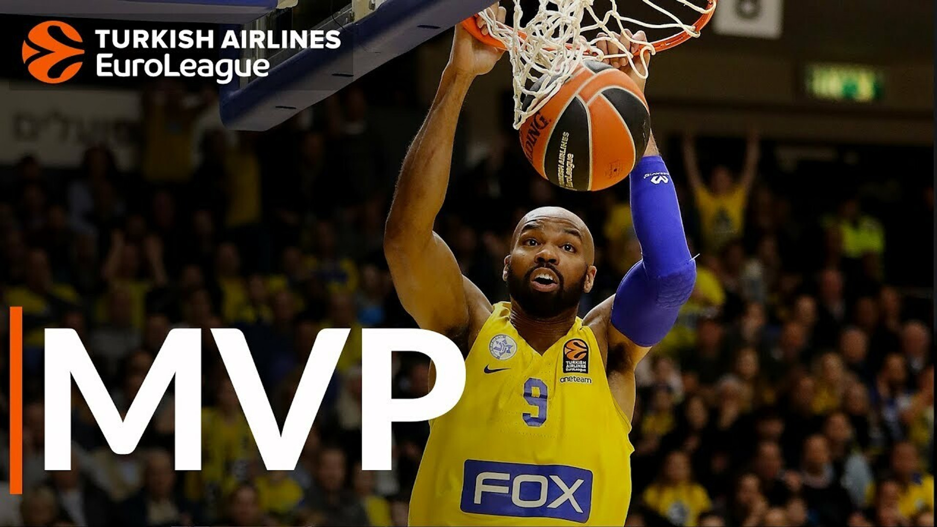 Ο Άλεξ Τάιους της Μακάμπι MVP Ιανουαρίου στη Euroleague (video)