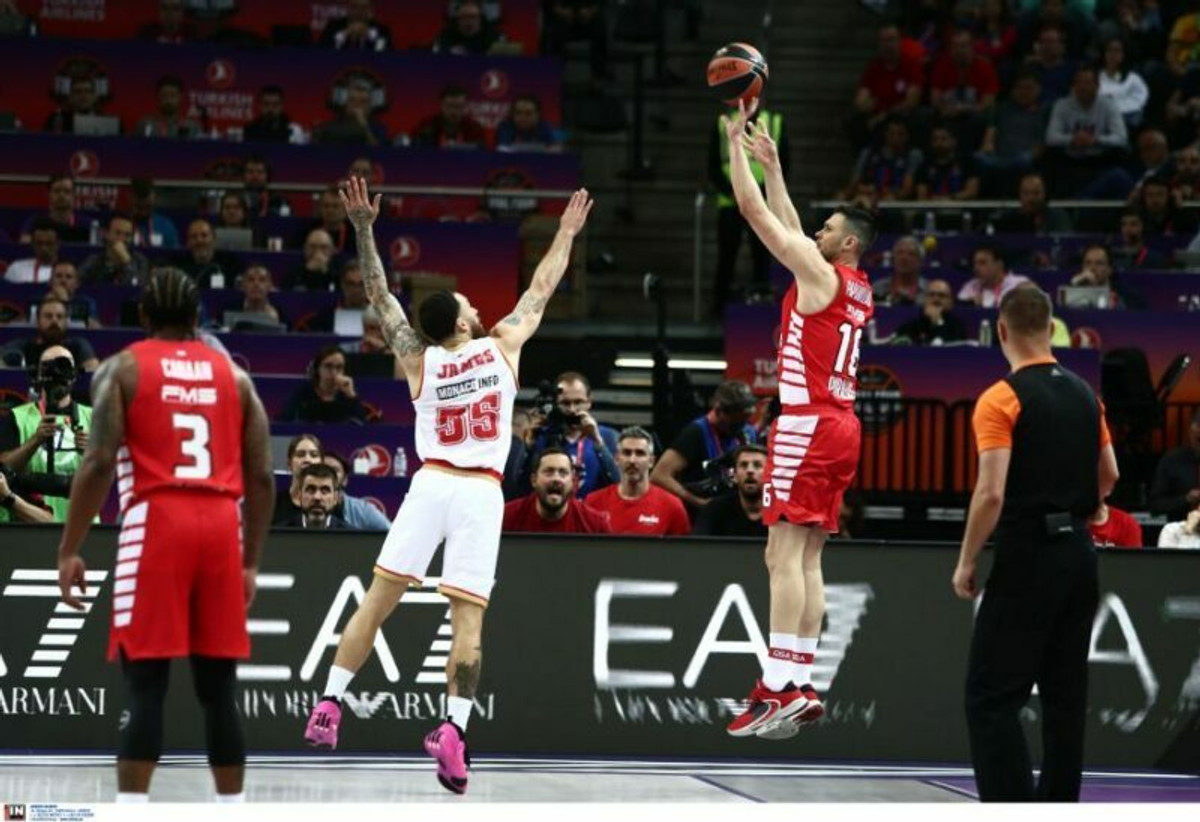 Στον τελικό ο Ολυμπιακός &quot;κατάπιε&quot; 76-62 στο β&#039; μέρος τη Μονακό (pics)