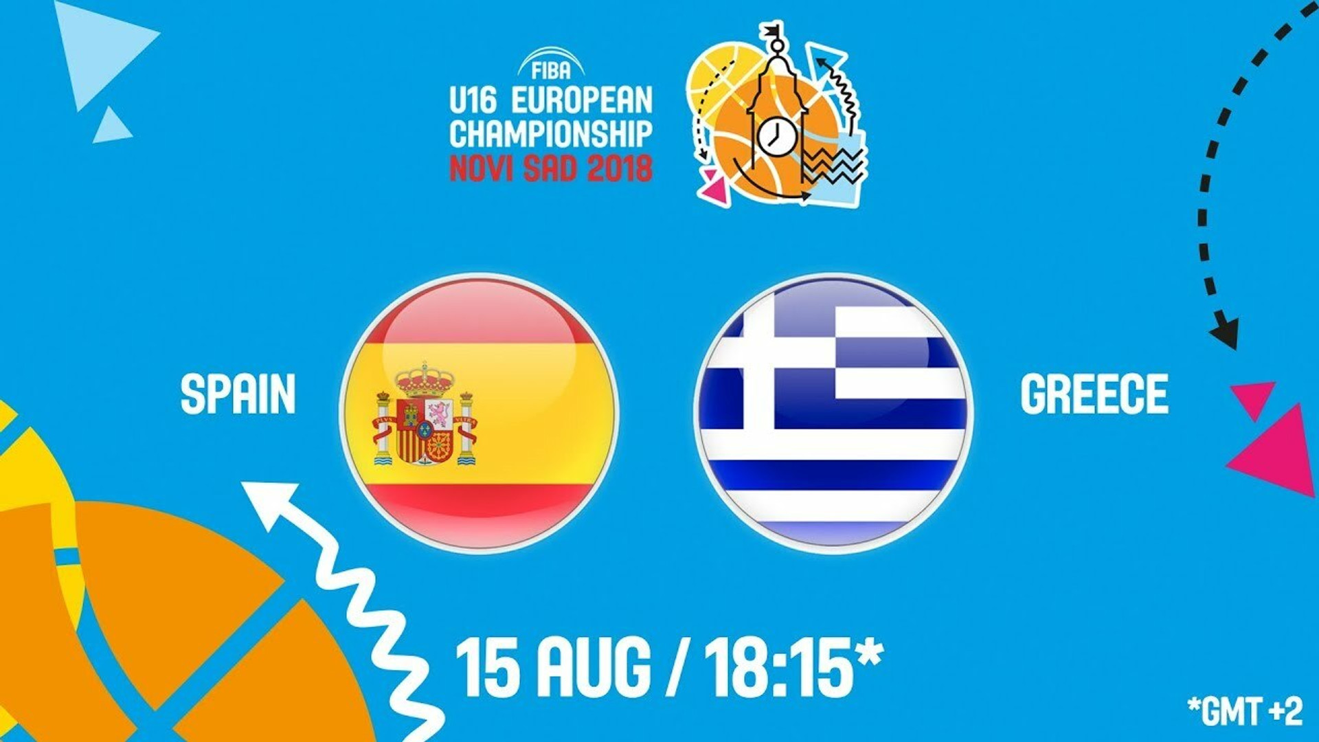 Live TV: Ελλάδα-Ισπανία στον προημιτελικό του Eurobasket U16!