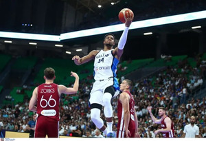 &quot;Πέταγε&quot; με Γιάννη η Εθνική, 104-86 τη Λετονία στην πρεμιέρα του &quot;Ακρόπολις&quot; (pics)