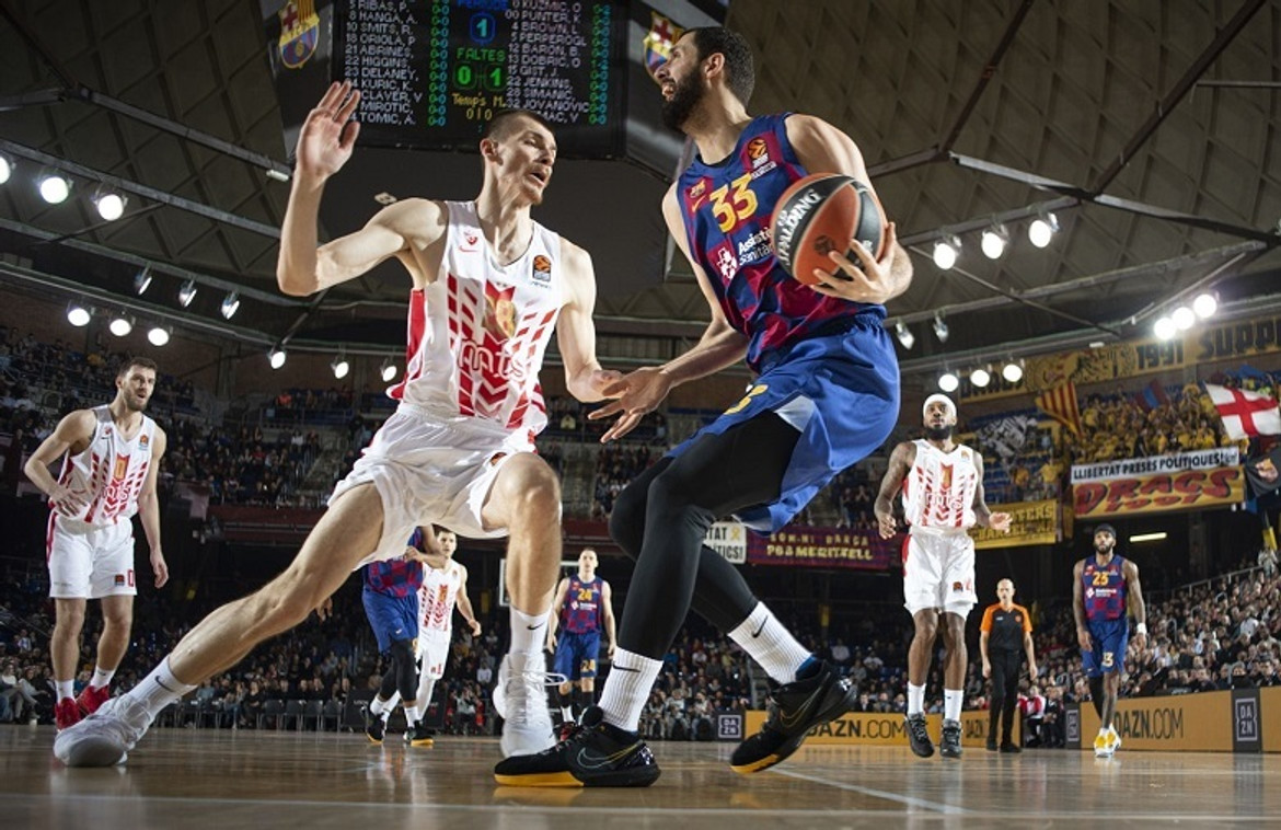 Τρόμαξε αλλά νίκησε η Μπαρτσελόνα 86-82 τον Ερυθρό Αστέρα
