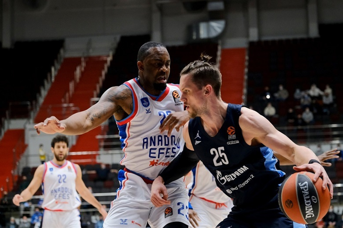 Με πολυφωνία η Ζενίτ Αγίας Πετρούπολης 85-78 την -Εφές