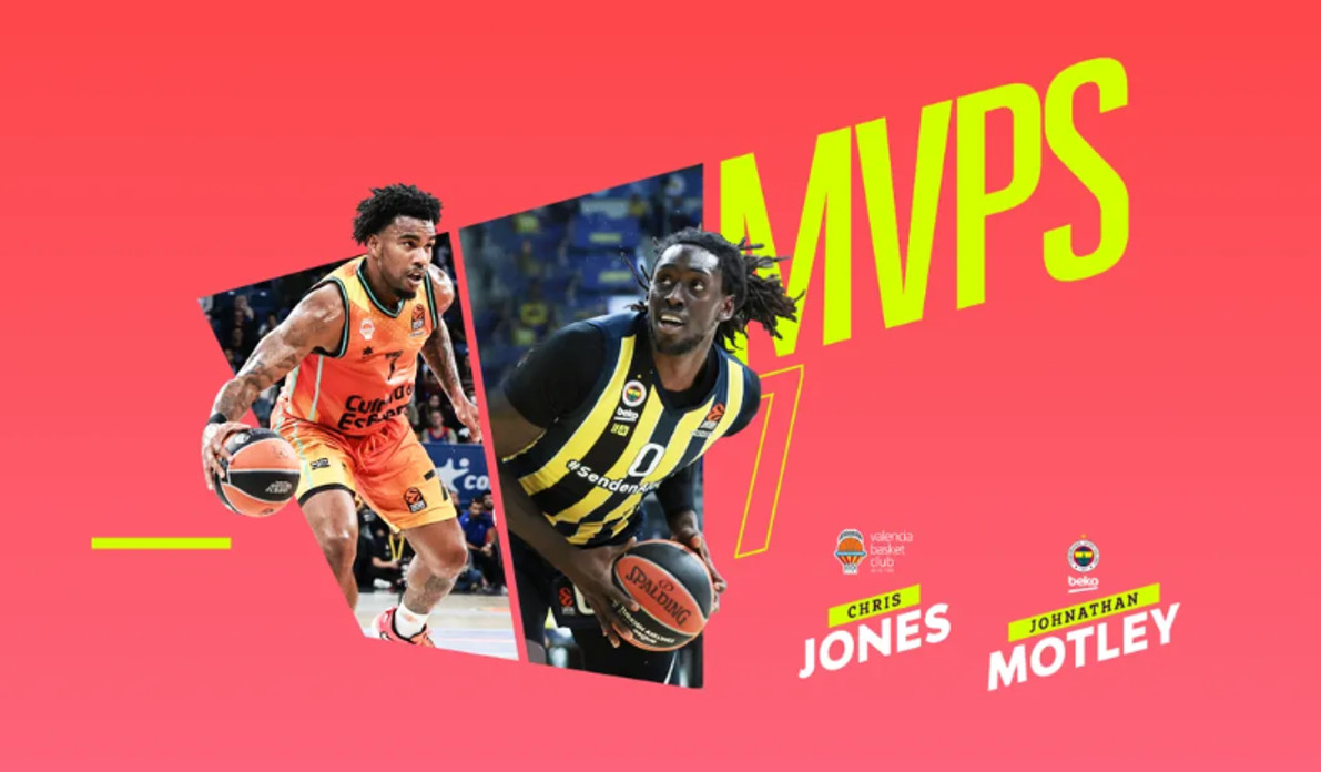 EuroLeague: Μότλεϊ και Τζόουνς οι MVP της 7ης αγωνιστικής