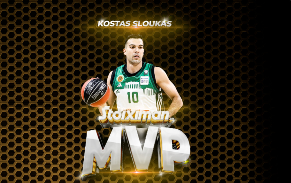 Ο Σλούκας για πρώτη φορά MVP της Stoiximan Basket League! - Τι δήλωσε