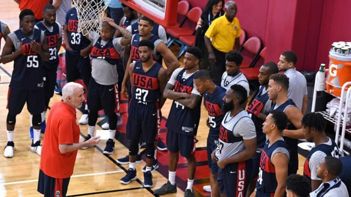 Η πρώτη του Πόποβιτς στο καμπ της Team USA!