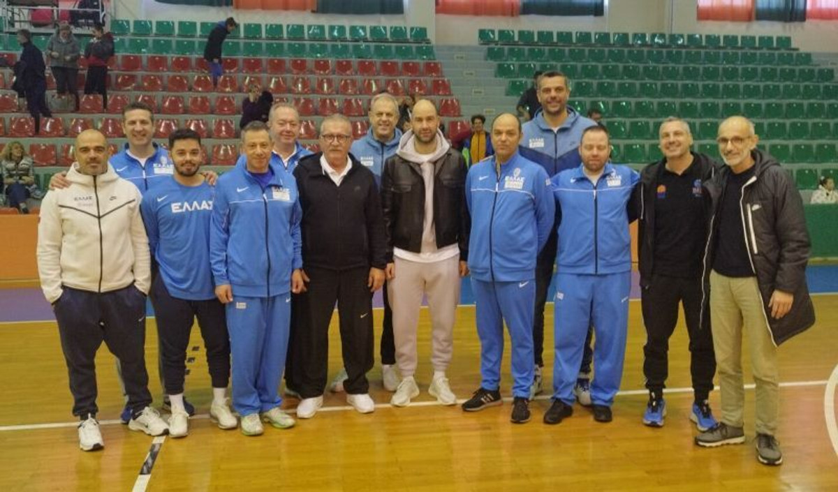 Ο Σπανούλης στο Χριστουγεννιάτικο Camp της ΕΟΚ