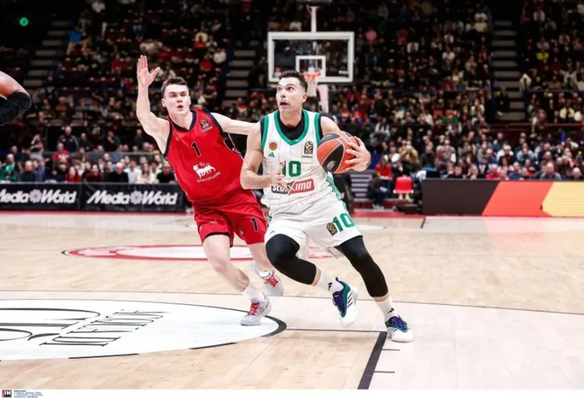 Αρμάνι-Παναθηναϊκός 87-75: Ήττα πισωγύρισμα στο Μιλάνο - 33π. ο ΛεΝτέι!