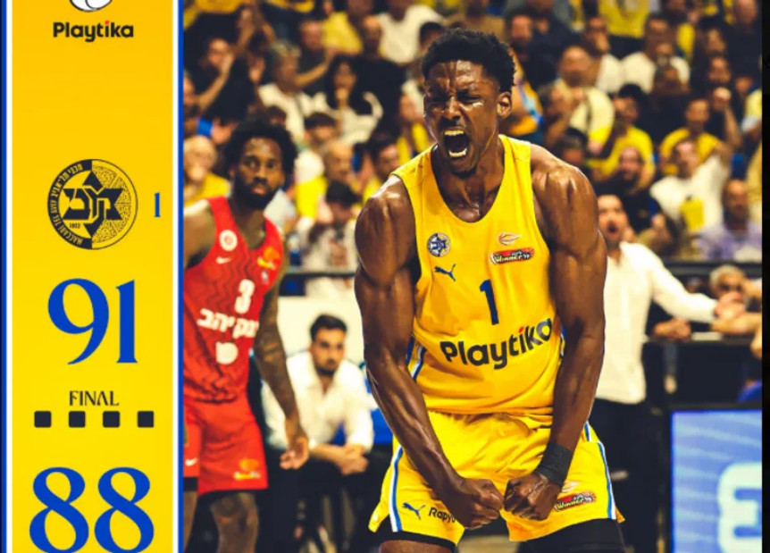 Πρώτο βήμα τίτλου η Μακάμπι Τελ Αβίβ, 91-88 τη Χάποελ Ιερουσαλήμ