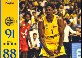 Πρώτο βήμα τίτλου η Μακάμπι Τελ Αβίβ, 91-88 τη Χάποελ Ιερουσαλήμ
