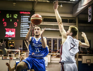 Λύγισε στο τέλος (80-74) από τη Λετονία η Εθνική Εφήβων