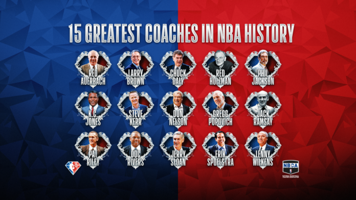 NBA 15 κορυφαίοι προπονητές