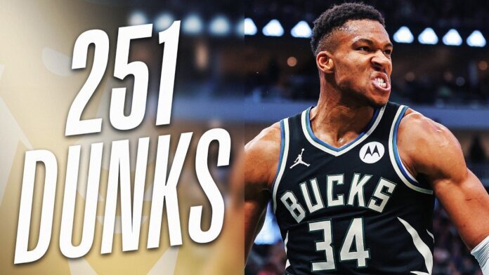 Giannis 251 dunks